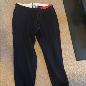 Tommy Hilfiger Blue Track Pants with Adjustable Waistband